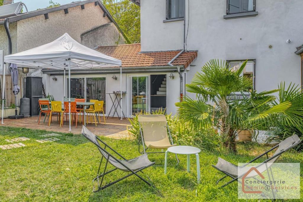 Maison A Lyon Parilly Avec Piscine, Jardin, Parking Prive & Proche Eurexpo Vénissieux Exterior foto